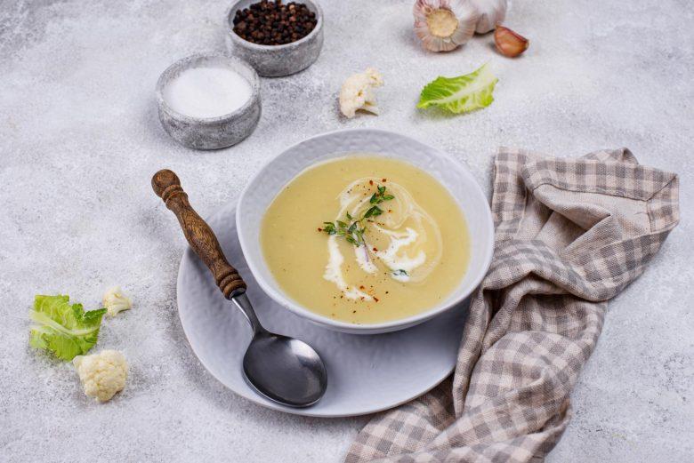 Sopa creme de couve flor