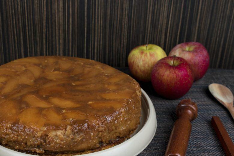 Torta de maçã invertida