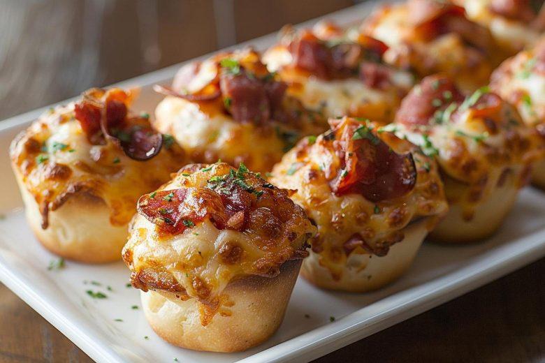 Pizza em forminhas