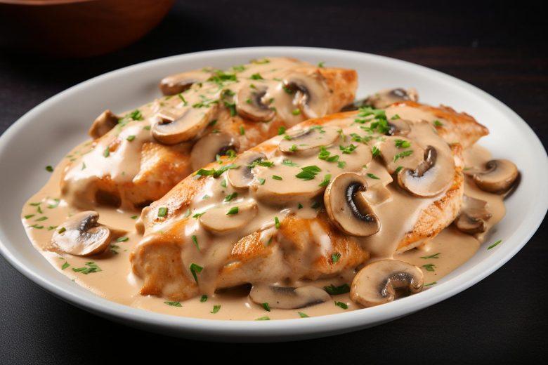 Frango ao creme