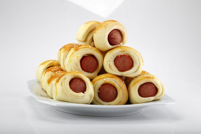 Enroladinhos de salsicha