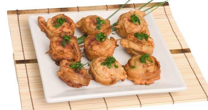 Rolinhos de linguiça