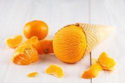 Sorvete de tangerina