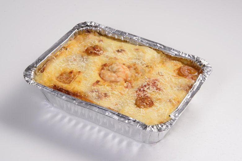 Lasanha de camarão