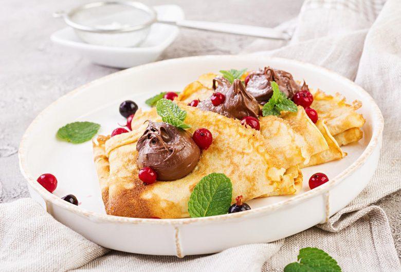 Massa doce para panquecas