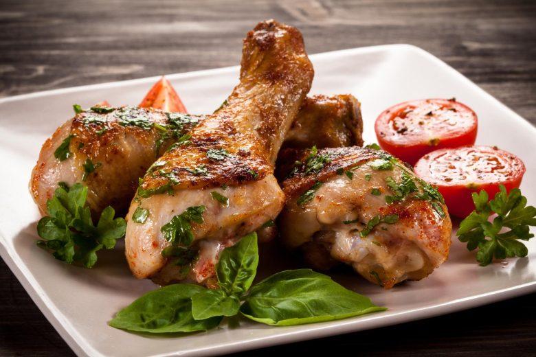 Coxas de frango grelhadas