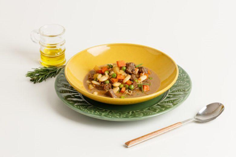 Minestrone com carne