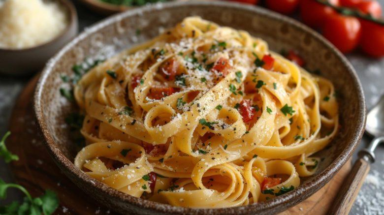 Talharim falso carbonara