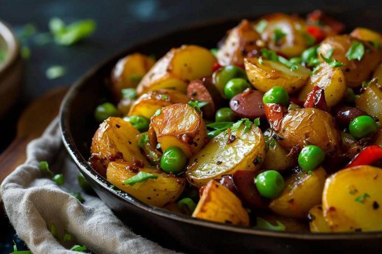 Linguiça com batata