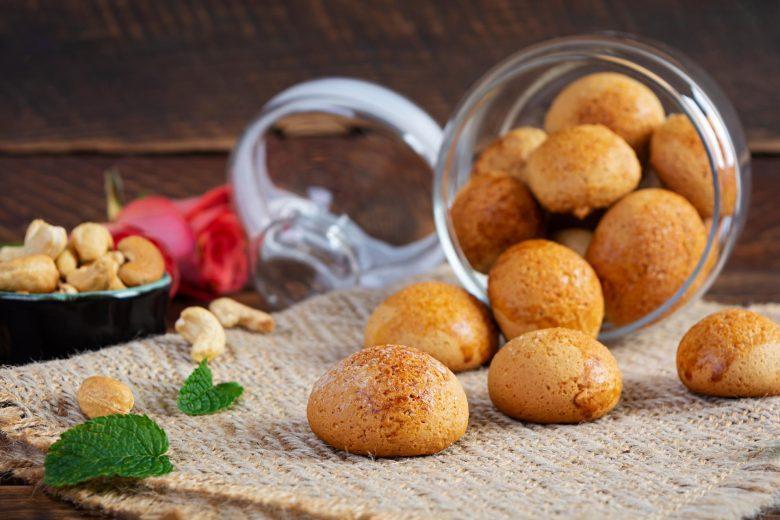 Biscoitos de canela com nozes