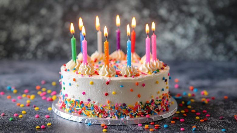 Bolo tradicional de aniversário