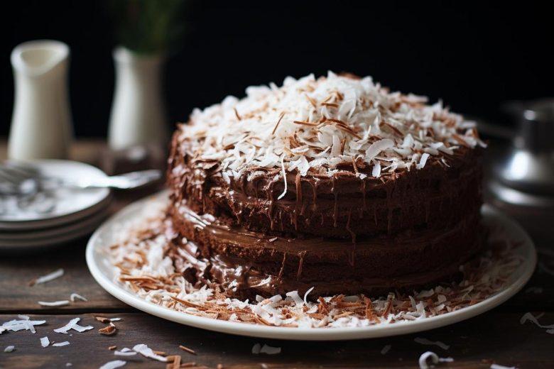 Bolo de camadas com chocolate