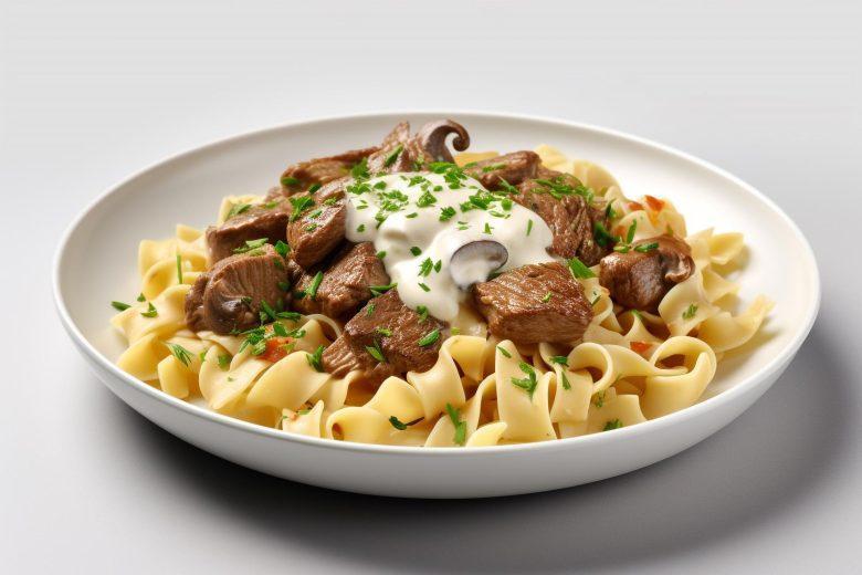 Macarrão com carne