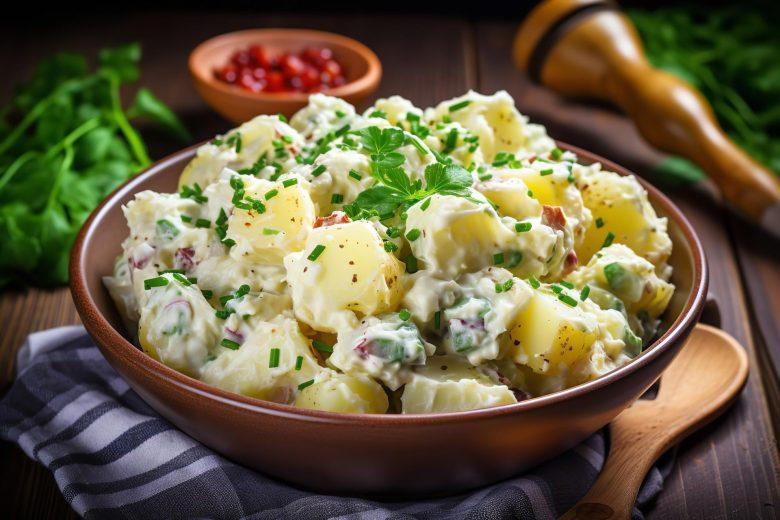 Salada de batata aromática