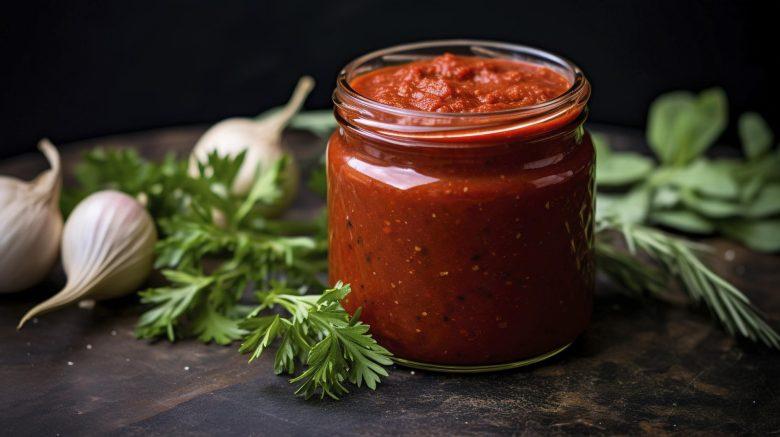 Molho de tomate e alho