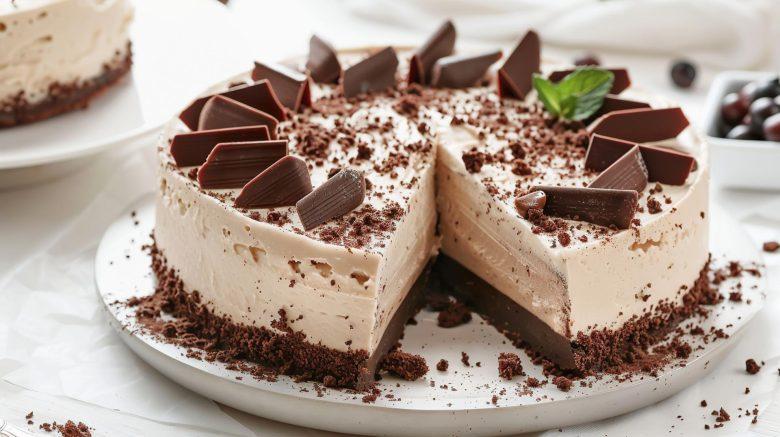 Cheesecake de chocolate branco