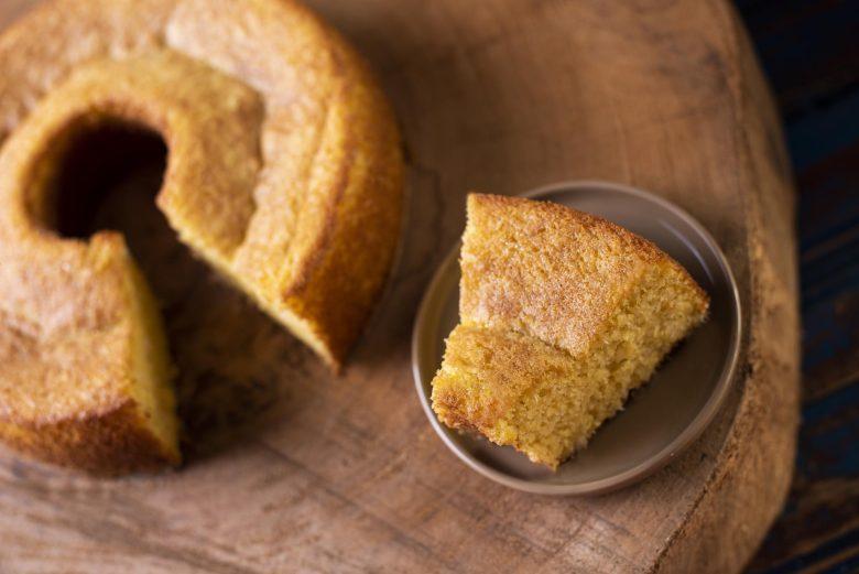 Bolo de milho chique