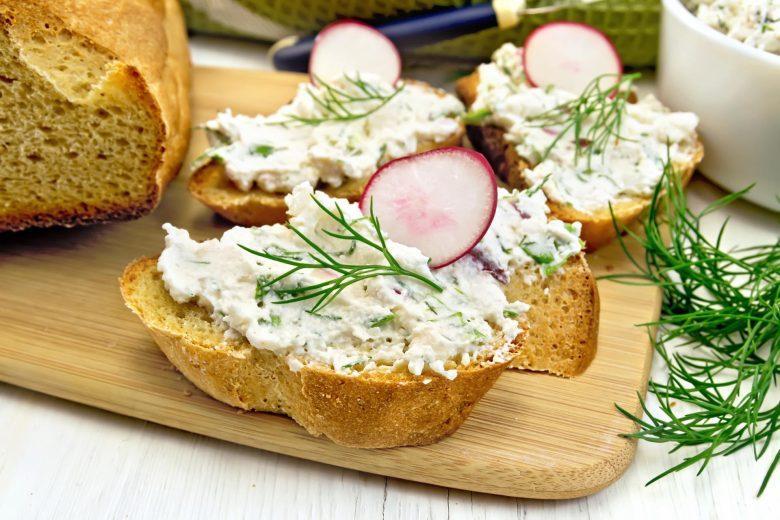 Patê de atum com requeijão