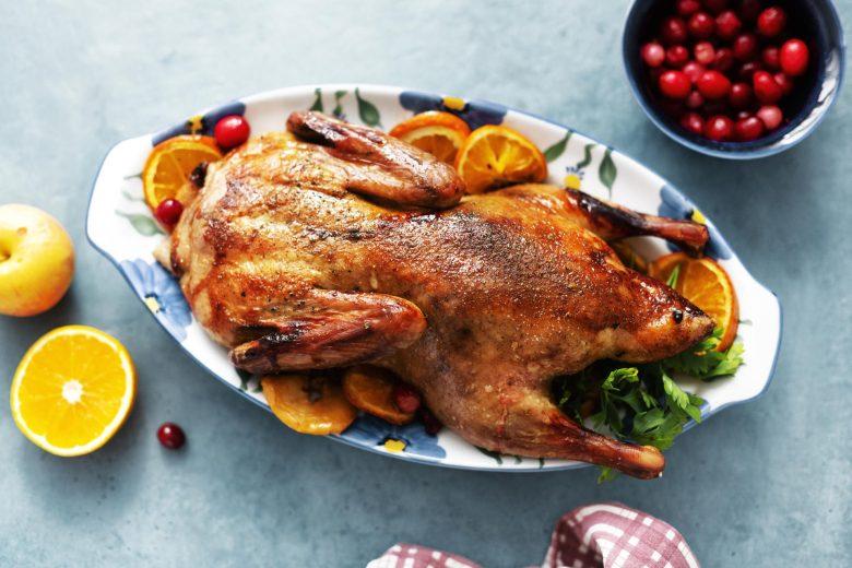 Pato com laranja