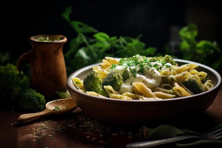 Macarrão com brócolis