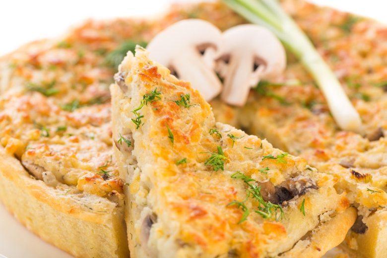 Quiche de cogumelo