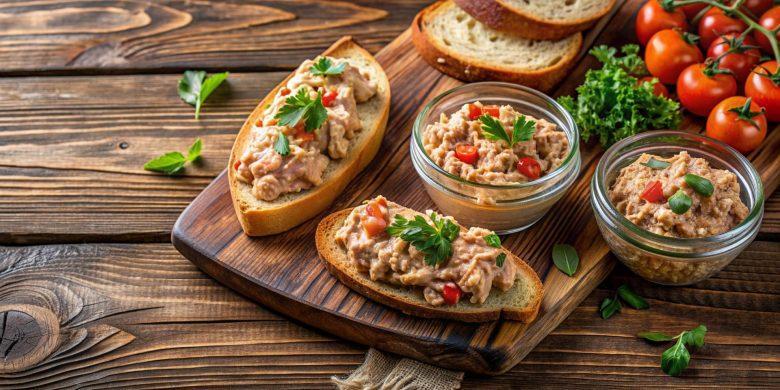 Patê de atum diferente