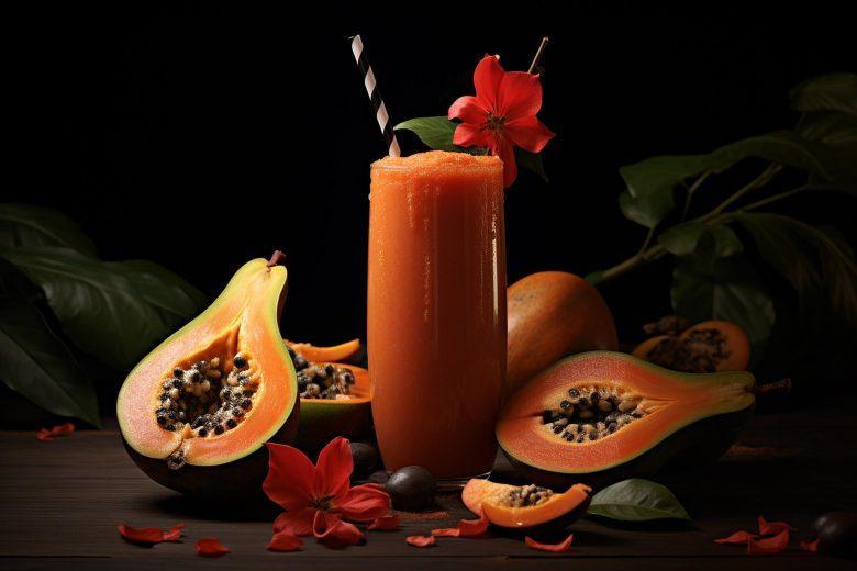 Vitamina de mamão