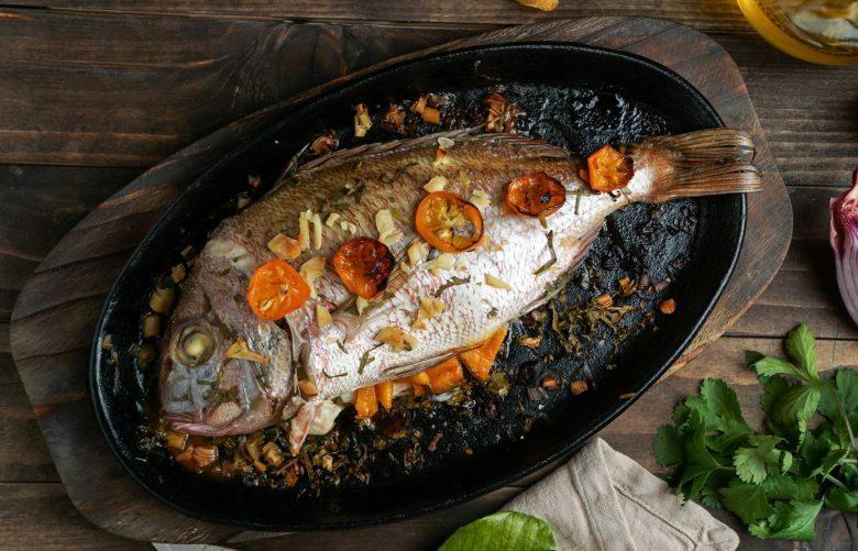 Pargo ao forno
