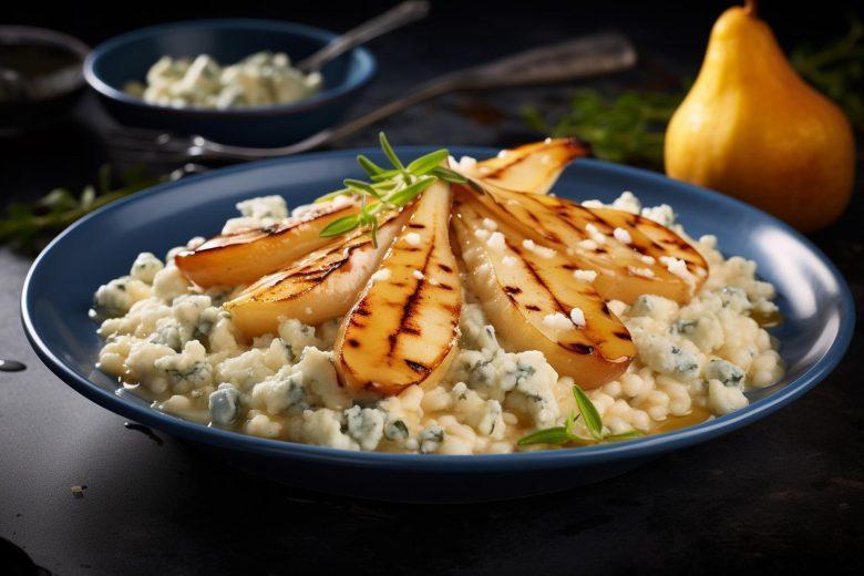 Risoto com gorgonzola