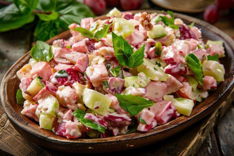 Salada Waldorf autêntica