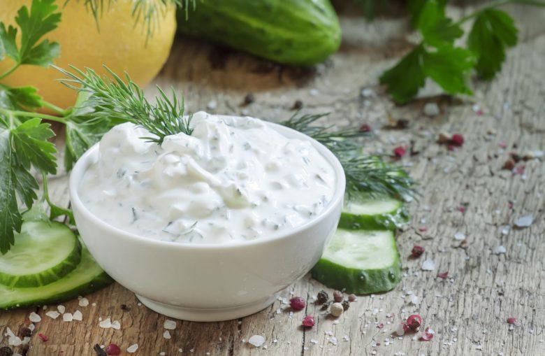 Salada de pepino com iogurte