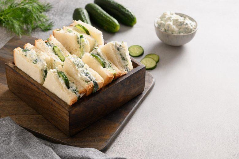 Sanduíche de pepino