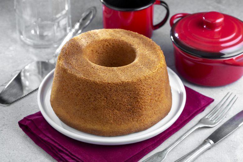 Bolo cozido de fubá