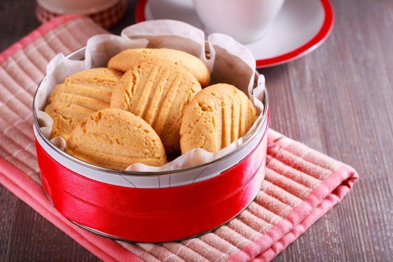 Biscoitos amanteigados de canela