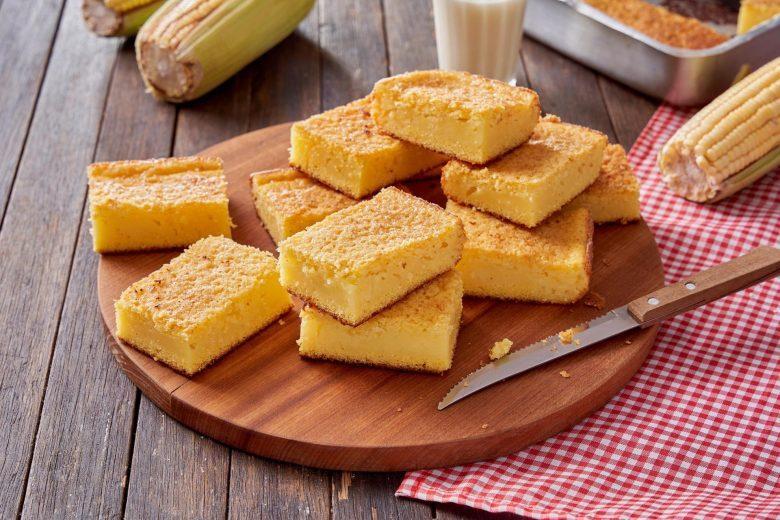 Bolo de fubá cremoso especial