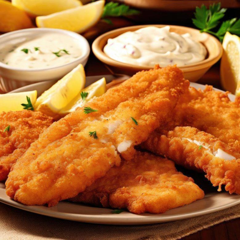 Iscas de peixe nutritivas