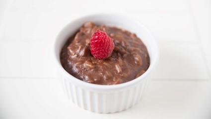 Arroz doce de chocolate