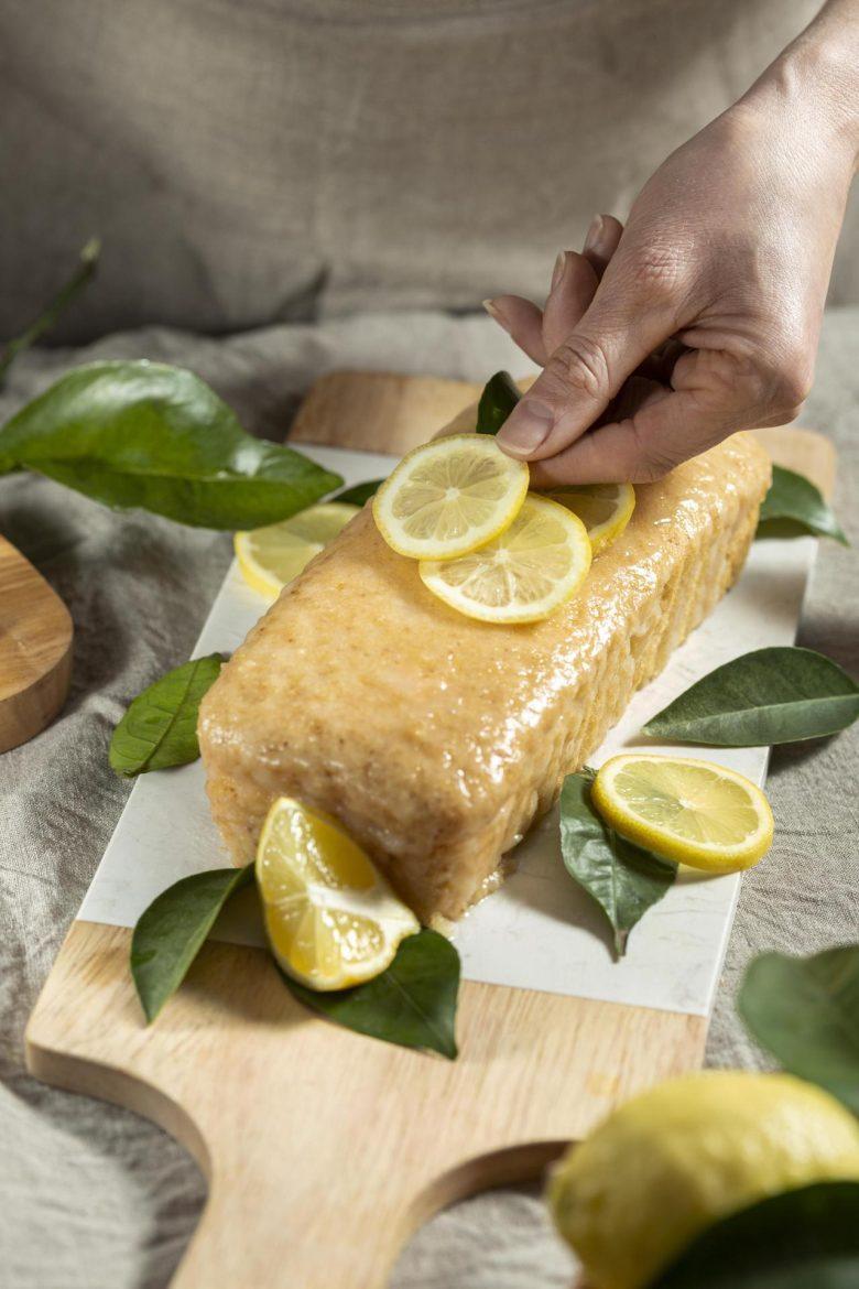 Bolo de limão saboroso