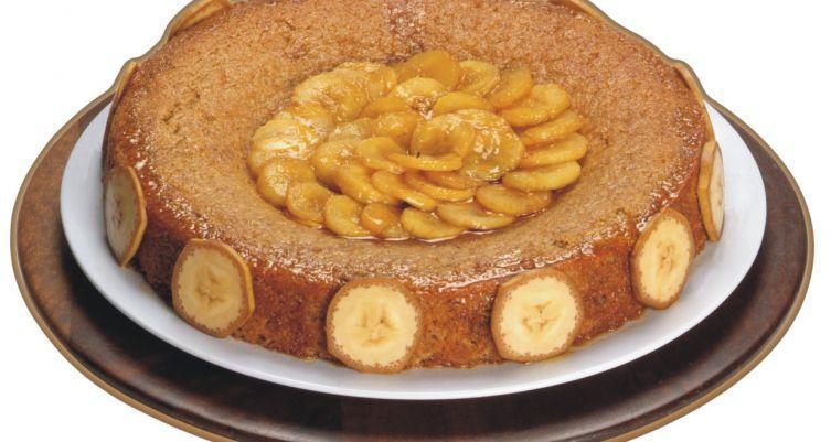 Bolo de casca de banana