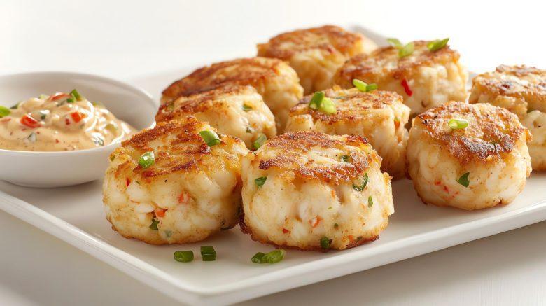 Bolinhos de camarão e arroz