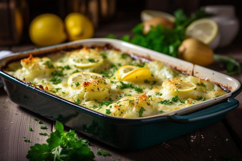 Filé de peixe gratinado fácil