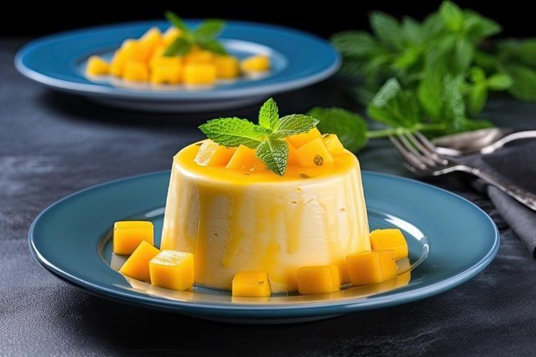 Mousse de manga saborosa