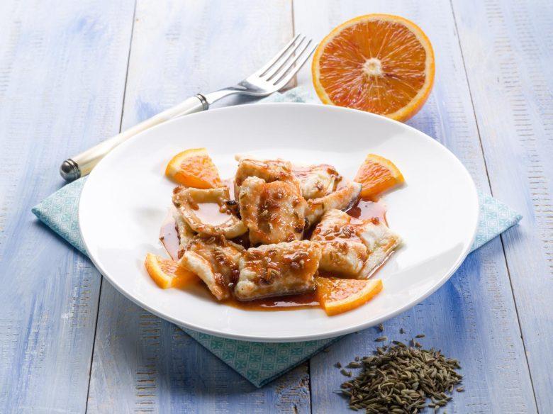 Bacalhau com laranja