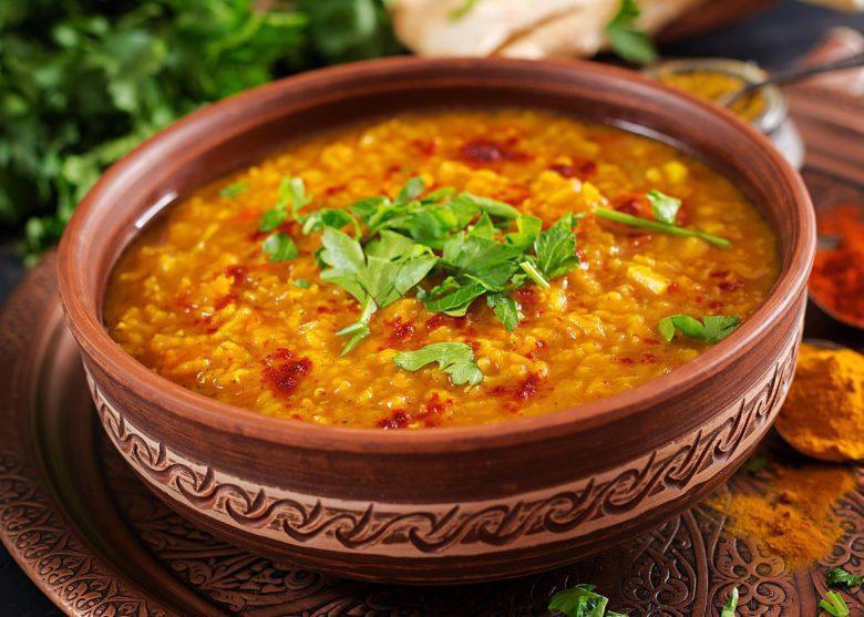 Dhal (sopa de lentilhas indiana)