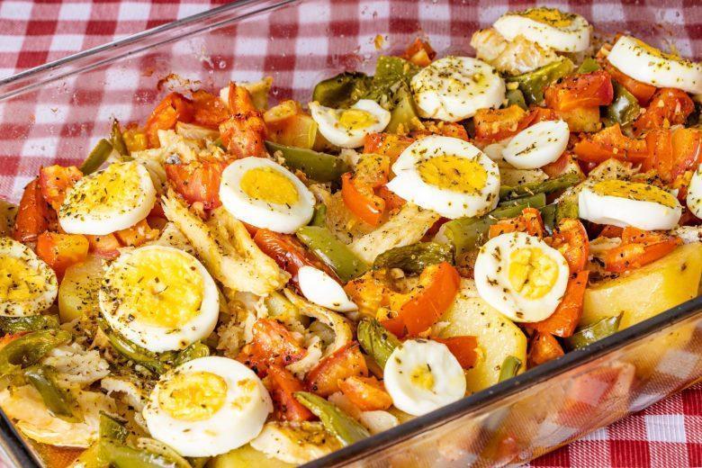 Bacalhau à Gomes de Sá simples