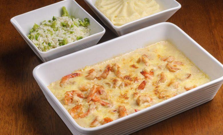 Camarão com catupiry