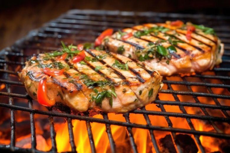 Hambúrguer de peixe picante