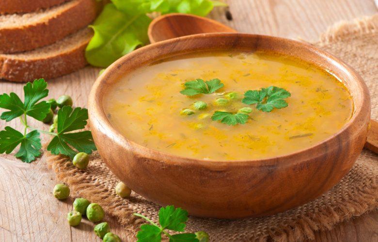 Sopa simples de ervilha