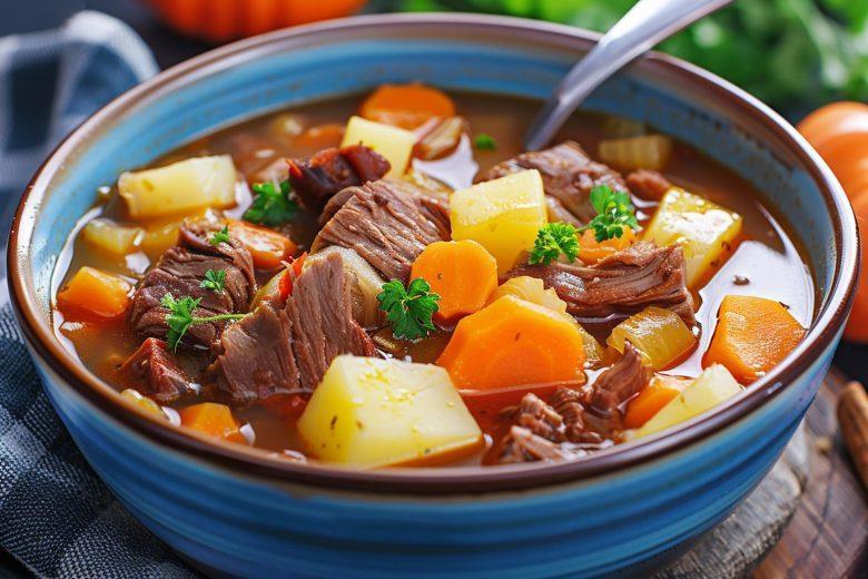 Sopa de carne e legumes