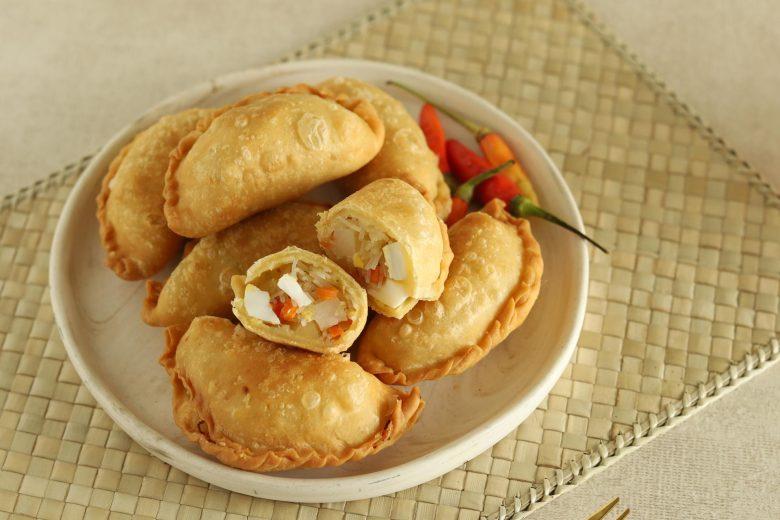 Pastel de frango e palmito